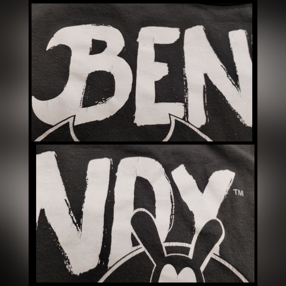 Bendy Kids' Premium Anime Graphic T-Shirt Bendy Trio Circles Logo Black & White - Picture 10 of 11